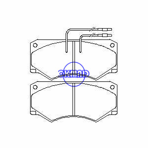IVECO Daily I Pastilla de freno OEM:9037770 FDB492 GDB389 WVA:20465 21006, FF492